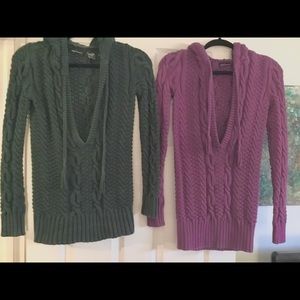 Set of 2 - Moda International Hooded Sweaters